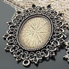 Zinc Alloy Brooch Cabochon Settings.Fashion Jewelry Findings.Inner dia：18x25mm. Sold by PC