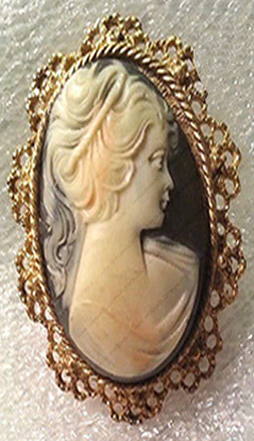 Zinc Alloy Brooch Cabochon Settings.Fashion Jewelry Findings.Inner dia：18x25mm. Sold by PC