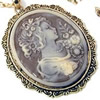 Zinc Alloy Brooch Cabochon Settings.Fashion Jewelry Findings.Inner dia：30x40mm. Sold by PC