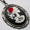 Zinc Alloy Brooch Cabochon Settings.Fashion Jewelry Findings.Inner dia：30x40mm. Sold by PC