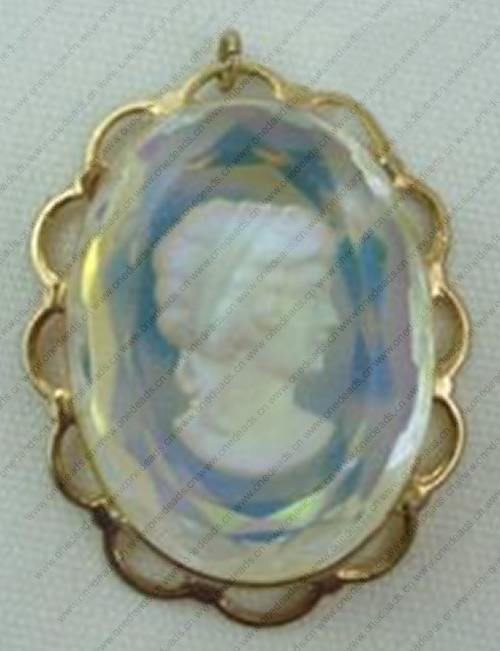 Zinc Alloy Brooch Cabochon Settings.Fashion Jewelry Findings.Inner dia：18x25mm. Sold by PC