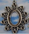 Zinc Alloy Brooch Cabochon Settings.Fashion Jewelry Findings.Inner dia：18x25mm. Sold by PC
