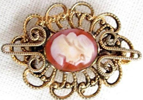 Zinc Alloy Brooch Cabochon Settings.Fashion Jewelry Findings.Inner dia：18x25mm. Sold by PC