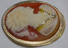 Zinc Alloy Brooch Cabochon Settings.Fashion Jewelry Findings.Inner dia：30x40mm. Sold by PC
