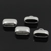 Zinc Alloy Cord End Caps, lead-free,18x21mm, hole:17x5mm, Sold by KC