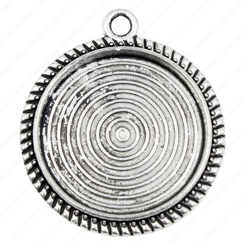 Zinc Alloy Cabochon Settings. Fashion Jewelry Findings. 29x20mm Inner dia 20mm. Sold by KG