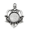Zinc Alloy Cabochon Settings. Fashion Jewelry Findings. 31x23mm Inner dia 12mm. Sold by KG
