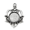 Zinc Alloy Cabochon Settings. Fashion Jewelry Findings. 31x23mm Inner dia 12mm. Sold by KG