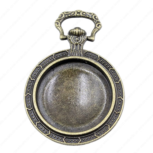 Zinc Alloy Cabochon Settings. Fashion Jewelry Findings.38x27mm Inner dia 20mm. Sold by KG