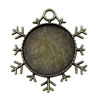 Zinc Alloy Cabochon Settings. Fashion Jewelry Findings.42x37mm Inner dia 25mm. Sold by KG
