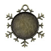 Zinc Alloy Cabochon Settings. Fashion Jewelry Findings.42x37mm Inner dia 25mm. Sold by KG