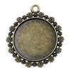 Zinc Alloy Cabochon Settings. Fashion Jewelry Findings.31x28mm Inner dia 20mm. Sold by KG
