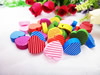 Wholesale Mixed Wood Beads Lead-free Heart Wooden Beads For DIY jewelry Finding 18mm Hole:2.5mm Sold by PC
