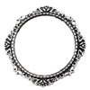 Zinc Alloy Brooch Cabochon Settings.Fashion Jewelry Findings.40x40mm Inner dia 30mm. Sold by PC
