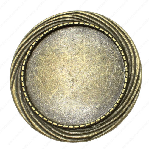 Zinc Alloy Brooch Cabochon Settings.Fashion Jewelry Findings.40mm Inner dia 30mm. Sold by PC