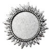 Zinc Alloy Brooch Cabochon Settings.Fashion Jewelry Findings.38.5x41mm Inner dia 25mm. Sold by PC