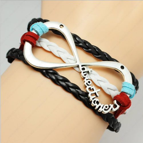 2015 Wholesale Fashion New Best Gift Imitation Pearl Hallows Snitch Cords Bracelets For Women Pulseiras Length 16+5cm Sold by Strand