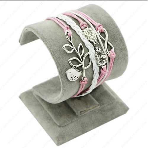 2015 Wholesale Fashion New Best Gift Imitation Pearl Hallows Snitch Cords Bracelets For Women Pulseiras Length 16+5cm Sold by Strand