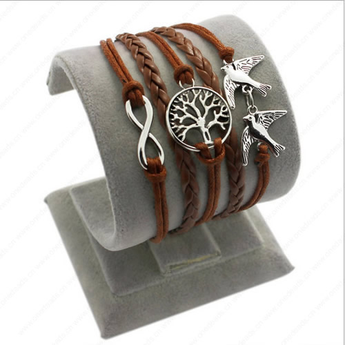 2015 Wholesale Fashion New Best Gift Imitation Pearl Hallows Snitch Cords Bracelets For Women Pulseiras Length 16+5cm Sold by Strand