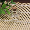 Small Tiny Clear Empty Wishing Drift Glass mini cute Bottle Message Vial With Cork Stopper 11x22mm Height 22mm Sold by PC