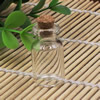 Small Tiny Clear Empty Wishing Drift Glass mini cute Bottle Message Vial With Cork Stopper 14x27mm Height 27mm Sold by PC
