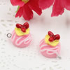 Fashion Resin Cake Pendants & Charms For Children DIY Jewelry Necklace & Bracelet Accessory 15x16mm ,Sold by PC