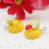 Fashion Resin Cake Pendants & Charms For Children DIY Jewelry Necklace & Bracelet Accessory 14.5mm ,Sold by PC
