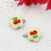 Fashion Resin Cake Pendants & Charms For Children DIY Jewelry Necklace & Bracelet Accessory 15x15mm ,Sold by PC