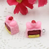 Fashion Resin Cake Pendants & Charms For Children DIY Jewelry Necklace & Bracelet Accessory 17x16mm ,Sold by PC
