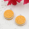 Fashion Resin Cake Pendants & Charms For Children DIY Jewelry Necklace & Bracelet Accessory 16mm ,Sold by PC