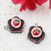 Fashion Resin Cake Pendants & Charms For Children DIY Jewelry Necklace & Bracelet Accessory 16mm ,Sold by PC