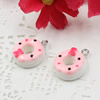 Fashion Resin Cake Pendants & Charms For Children DIY Jewelry Necklace & Bracelet Accessory 15mm ,Sold by PC