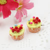 Fashion Resin Cake Pendants & Charms For Children DIY Jewelry Necklace & Bracelet Accessory 14x17mm ,Sold by PC
