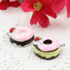 Fashion Resin Cake Pendants & Charms For Children DIY Jewelry Necklace & Bracelet Accessory 14mm ,Sold by PC