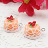 Fashion Resin Cake Pendants & Charms For Children DIY Jewelry Necklace & Bracelet Accessory 13x15mm ,Sold by PC
