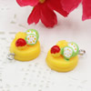 Fashion Resin Cake Pendants & Charms For Children DIY Jewelry Necklace & Bracelet Accessory 15mm ,Sold by PC
