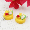 Fashion Resin Cake Pendants & Charms For Children DIY Jewelry Necklace & Bracelet Accessory 15mm ,Sold by PC