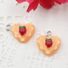 Fashion Resin Cake Pendants & Charms For Children DIY Jewelry Necklace & Bracelet Accessory 12x14mm ,Sold by PC