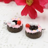 Fashion Resin Cake Pendants & Charms For Children DIY Jewelry Necklace & Bracelet Accessory 16mm ,Sold by PC
