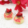 Fashion Resin Cake Pendants & Charms For Children DIY Jewelry Necklace & Bracelet Accessory 16x17mm ,Sold by PC