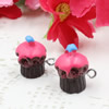 Fashion Resin Cake Pendants & Charms For Children DIY Jewelry Necklace & Bracelet Accessory 16x12mm ,Sold by PC
