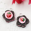 Fashion Resin Cake Pendants & Charms For Children DIY Jewelry Necklace & Bracelet Accessory 16mm ,Sold by PC
