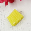 Fashion Resin Cake Pendants & Charms For Children DIY Jewelry Necklace & Bracelet Accessory 18x15mm ,Sold by PC