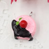 Fashion Resin Cake Pendants & Charms For Children DIY Jewelry Necklace & Bracelet Accessory 14x11mm ,Sold by PC