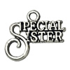 Pendant. Fashion Zinc Alloy jewelry findings.17x15mm.Sold by Bag