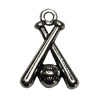 Pendant. Fashion Zinc Alloy jewelry findings.18x12mm.Sold by Bag
