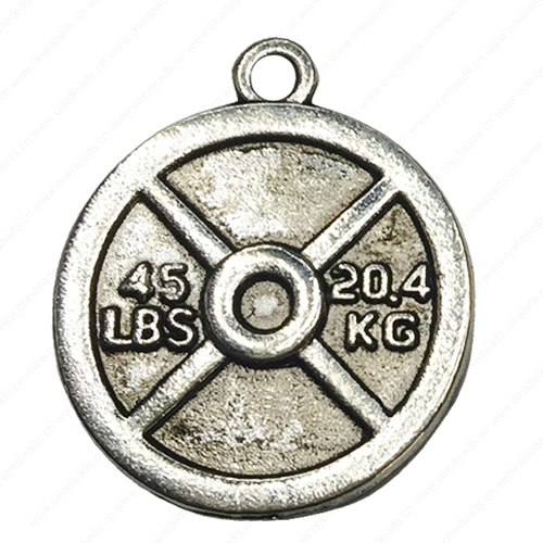 Pendant. Fashion Zinc Alloy jewelry findings.27x24mm.Sold by Bag