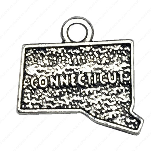 Pendant. Fashion Zinc Alloy jewelry findings.15x12mm.Sold by Bag