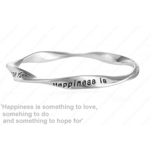 2016 New Fashion Bangle High Quality Vintage Alloy Engraved letter Balance Bracelets Bangles with Friendship Words Inner Dia:65mm Sold by PC