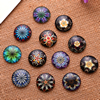 Fashion Mixed Style Round Glass Cabochon Dome Cameo Jewelry Finding 10mm Sold by PC
